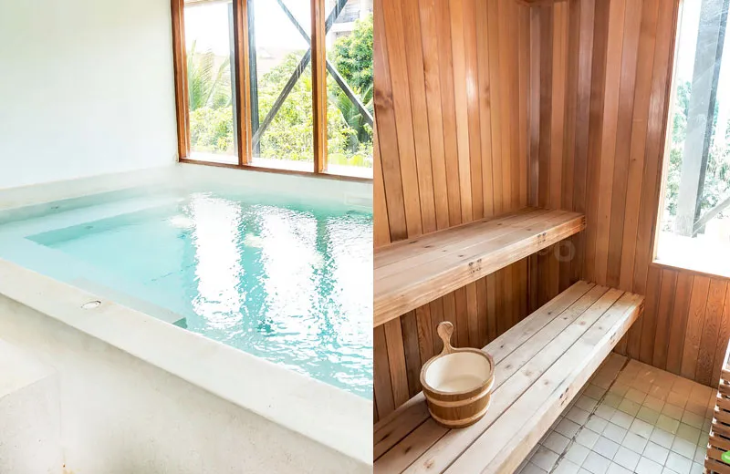Jacuzzi, Steam & Sauna